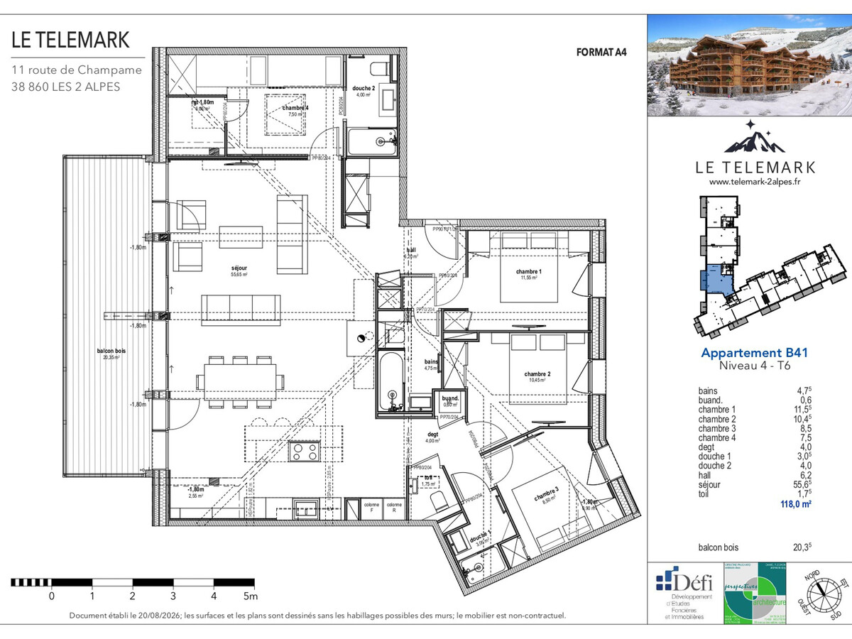Appartement 130m², ski aux pieds, jacuzzi – Les Deux Alpes - Photo 8