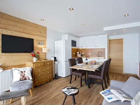 Appartement vue Muzelle, balcon sud - Les Deux Alpes