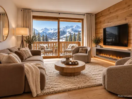 Location appartement à Les Deux Alpes, Appartement spacieux vue sur la Muzelle - 8 pers.