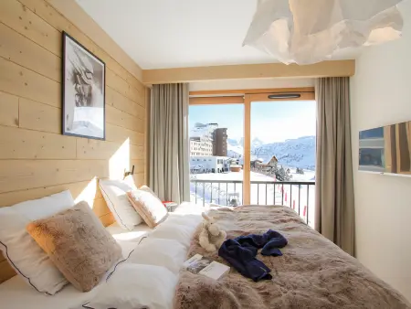 Appartement dernier étage, balcon Sud-Ouest, vue pistes à Huez : photo 7
