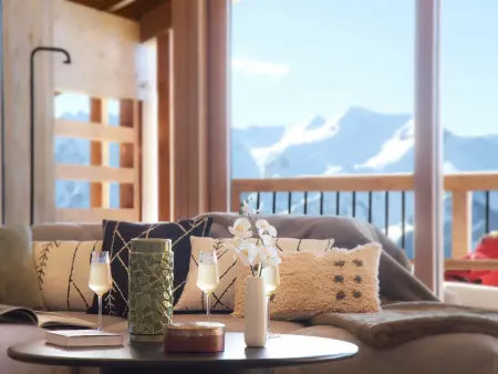 Appartement dernier étage, balcon Sud-Ouest, vue pistes à Huez : photo 11