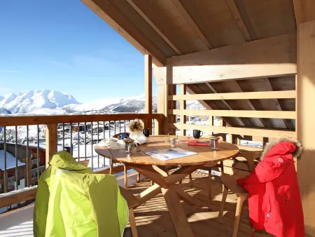 Appartement dernier étage, balcon Sud-Ouest, vue pistes à Huez : photo 13