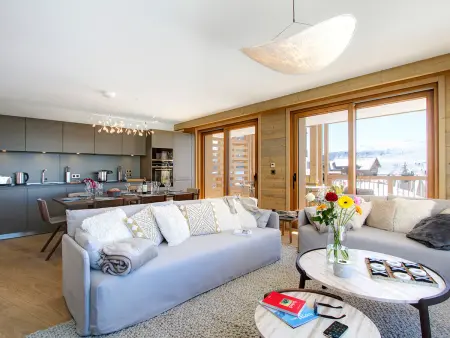 Appartement 8 pers. vue pistes à Huez, balcon Sud 15m² : photo 2