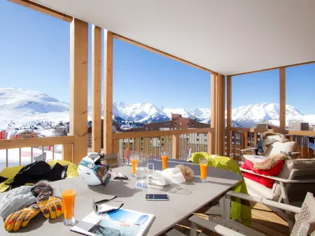 Appartement 8 pers. vue pistes à Huez, balcon Sud 15m² : photo 11