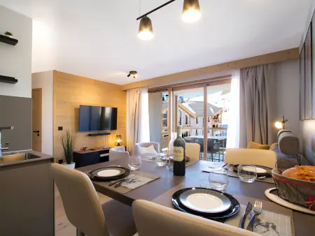 Location appartement à Huez, Appartement avec vue sur les pistes - 5 étoiles