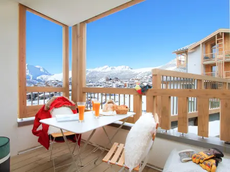 Appartement ski aux pieds à Huez avec piscine : photo 7