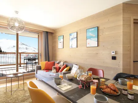 Appart 43m² sud avec balcon à Huez, ski aux pieds : photo 3