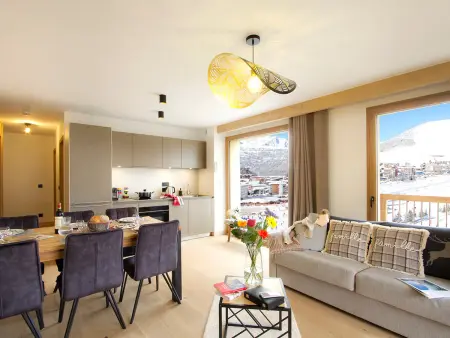 Appartement 4 pers. à Huez, ski aux pieds et vue pistes : photo 1