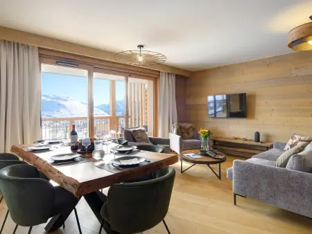 Appartement 8 pers. à Huez, terrasse 20m² vue pistes : photo 1