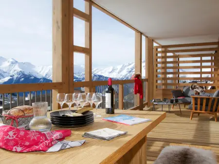 Appartement 8 pers. à Huez, terrasse 20m² vue pistes : photo 11
