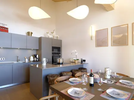 Appartement 115m² vue pistes, 5 chambres - Huez : photo 5