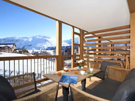Appartement 6 pers. pieds des pistes à Huez, piscine : photo 9