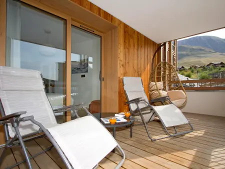 Appartement 6 pers. pieds des pistes à Huez, piscine : photo 10