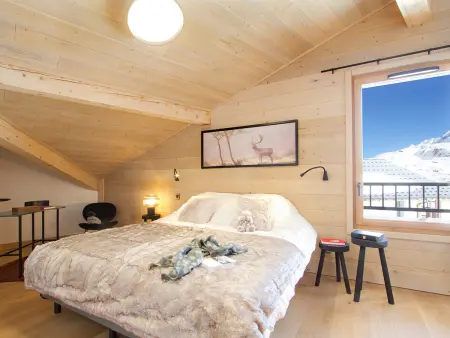 Appartement 4 chambres dernier étage, balcon 27m² - Huez : photo 8