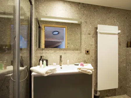 Appartement 4 chambres dernier étage, balcon 27m² - Huez : photo 11