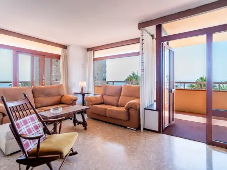 Appartement vue mer Playamar - 100 m², terrasse 30 m² : photo 8
