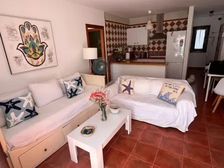 Appartement lumineux 43 m² vue mer à Tarifa, terrasse privée : photo 9
