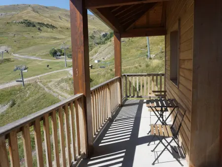 Appart 2 pièces 6 pers. Orcières Merlette, balcon sud : photo 8