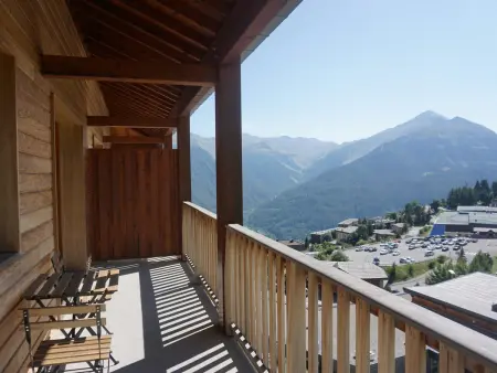 Appart 2 pièces 6 pers. Orcières Merlette, balcon sud : photo 9