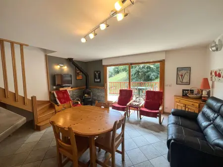 Duplex 6 pers. Valloire, balcon sud et garage skis : photo 1