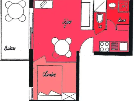 T2 24m² à 200m des remontées - Arêches-Beaufort : photo 8