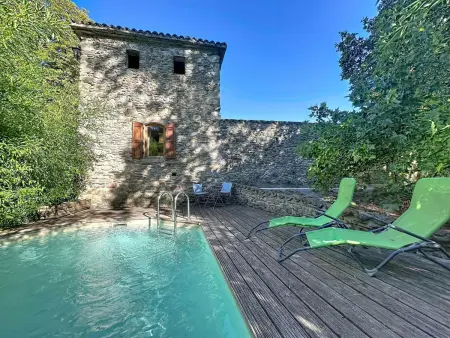 Gîte Château de la Favède, 3 pièces, piscine privée, Les Salles-du-Gardon : photo 44