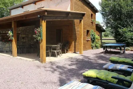 Maison de groupe 14 personnes à Fourneville, jardin clos et pétanque : photo 1
