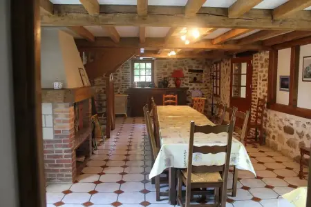 Maison de groupe 14 personnes à Fourneville, jardin clos et pétanque : photo 2