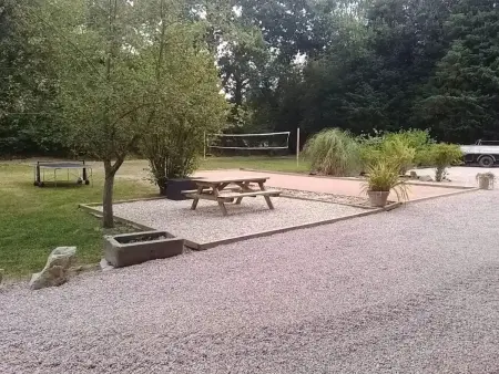 Maison de groupe 14 personnes à Fourneville, jardin clos et pétanque : photo 3