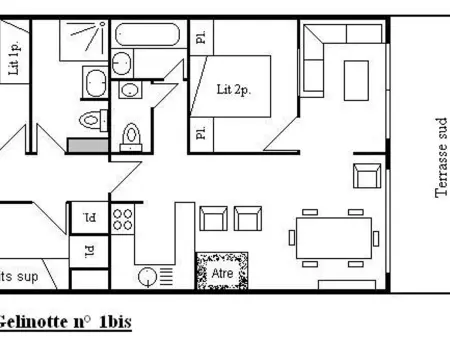Appartement accueillant près des pistes - 6 pers. : photo 33