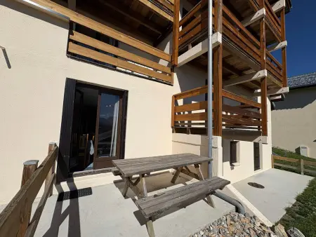 Studio cabine cosy vue sur pistes - 4 pers., Appartement 4 personnes à Hauteluce : photo 12