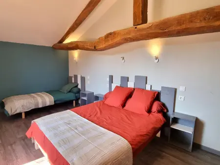 Gîte 11 pers. avec animaux, terrasse couverte à Saint-Paul-d'Uzore : photo 22