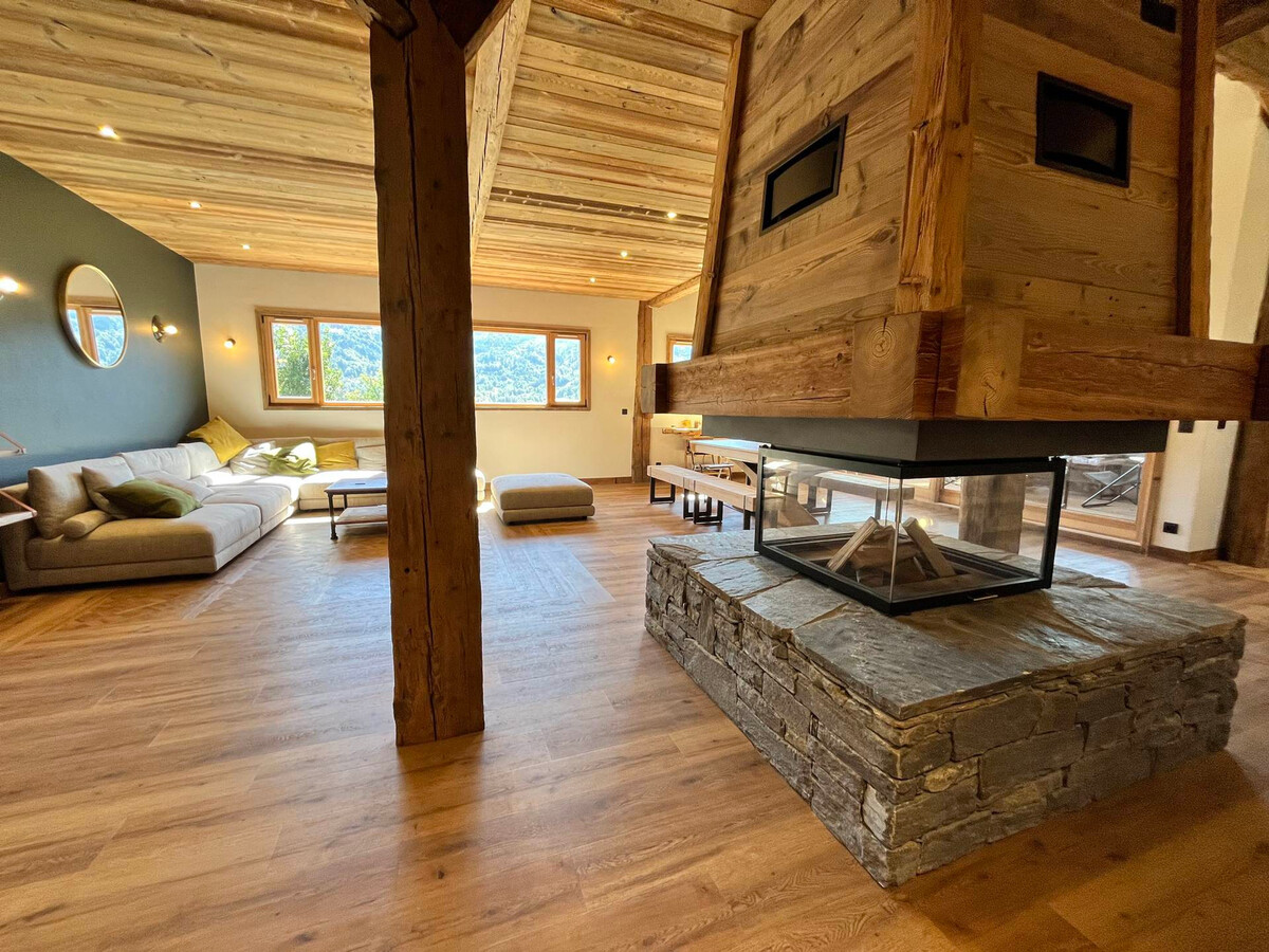 Chalet mitoyen, vue vallée du Giffre, Chalet 15 personnes à Samoëns - Photo 2