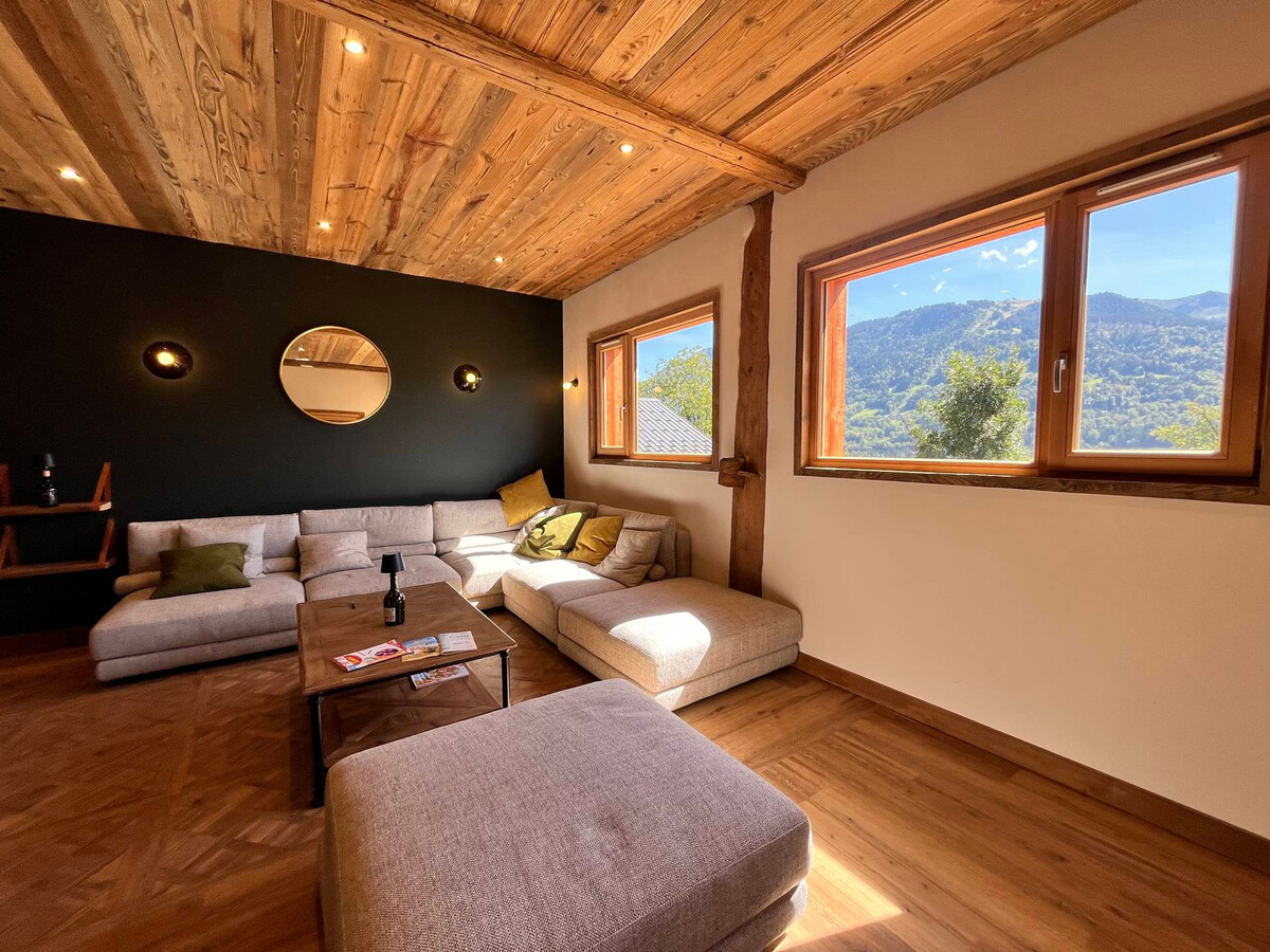 Chalet mitoyen, vue vallée du Giffre, Chalet 15 personnes à Samoëns - Photo 6