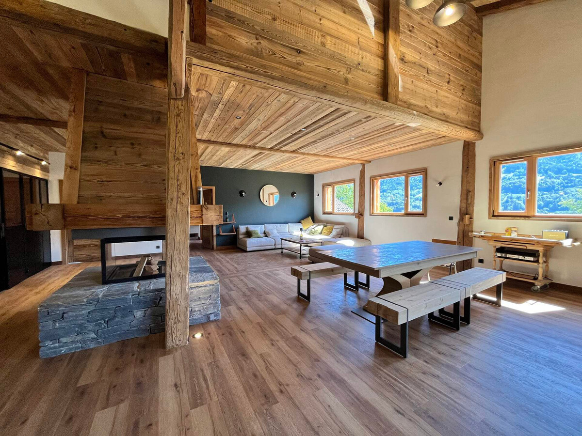Chalet mitoyen, vue vallée du Giffre, Chalet 15 personnes à Samoëns - Photo 8
