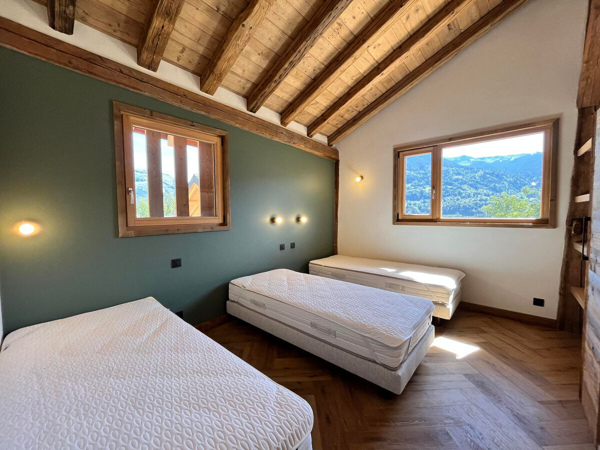 Chalet mitoyen, vue vallée du Giffre, Chalet 15 personnes à Samoëns - Photo 11