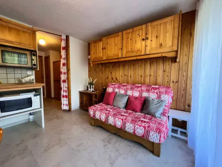 Studio avec balcon près télécabine - 4 pers., Appartement 4 personnes à Morillon Village : photo 2