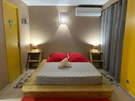 Studio 80 m² climatisé avec terrasse et jardin à Saint-Esprit
