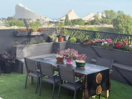 Villa 14 pers. Villeneuve-Loubet, jardin clos & parking