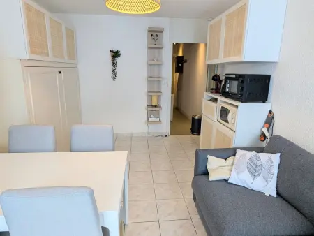 Studio cabine ensoleillé, vue pistes, Les Adrets-Prapoutel : photo 2
