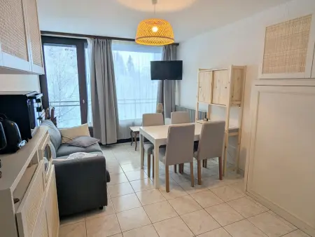 Studio cabine ensoleillé, vue pistes, Les Adrets-Prapoutel : photo 3