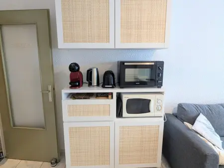 Studio cabine ensoleillé, vue pistes, Les Adrets-Prapoutel : photo 4