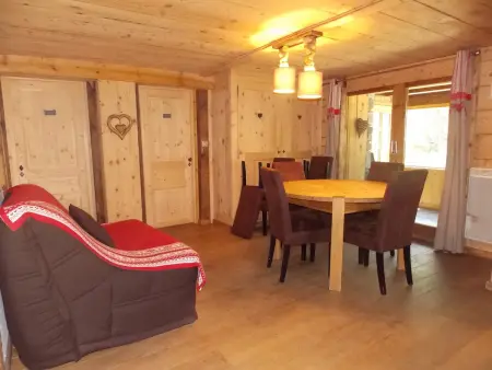 Appartement 3 pièces 80 m² à Pralognan, animaux acceptés, jardin sud : photo 2