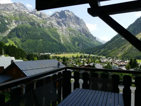 Studio mezzanine pieds des pistes à Pralognan-la-Vanoise, vue montagne : photo 10