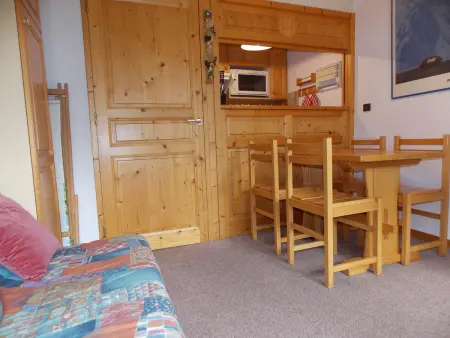 Studio-cabine 4 pers. avec balcon sud et pistes à 100 m à Pralognan : photo 5