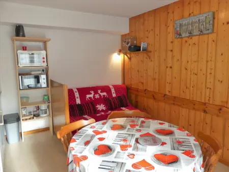 Studio-cabine bien situé, chats OK - 4 pers., Appartement 4 personnes à Pralognan la Vanoise : photo 3