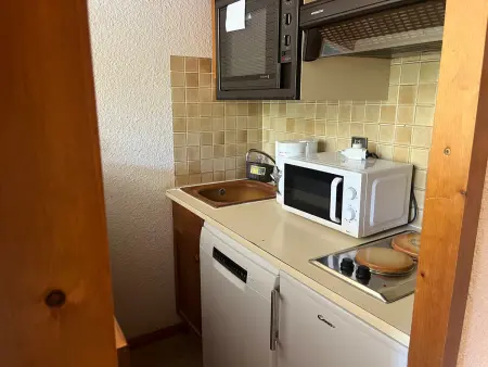 Studio cabine, animaux admis - 4 pers., Appartement 4 personnes à Pralognan la Vanoise : photo 5