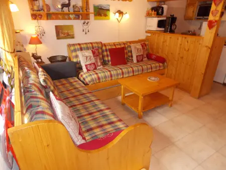 Appartement 3 pièces mezzanine, pistes à 100 m, Pralognan : photo 2