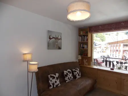 Studio avec vue montagne, balcon - 4 pers., Appartement 4 personnes à Pralognan la Vanoise : photo 1