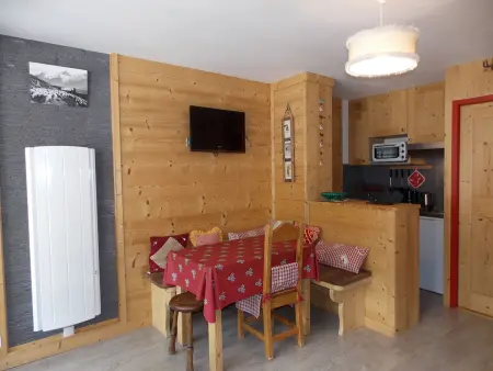 Studio avec vue montagne, balcon - 4 pers., Appartement 4 personnes à Pralognan la Vanoise : photo 3